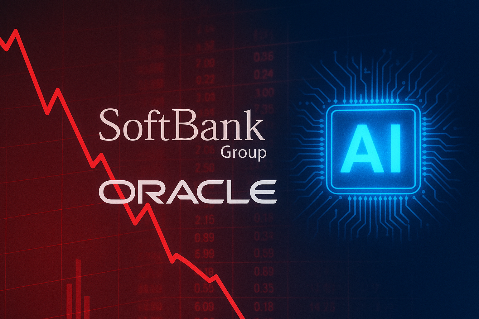 oracle, soft bank share price, ORCL stock