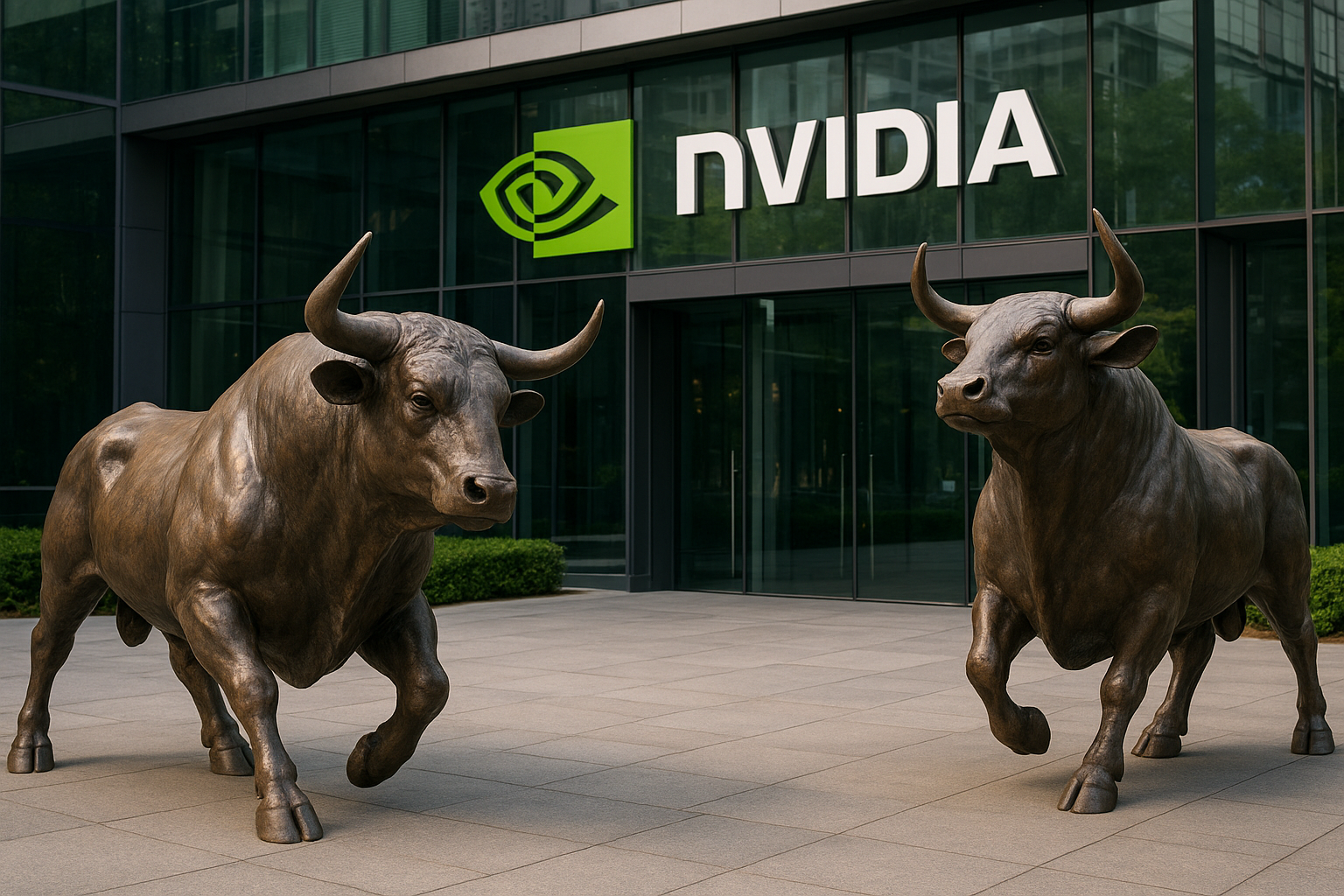 Nvidia stock rising as Micron eases AI spending fears, buybacks boost confidence, and year-end tech momentum returns.