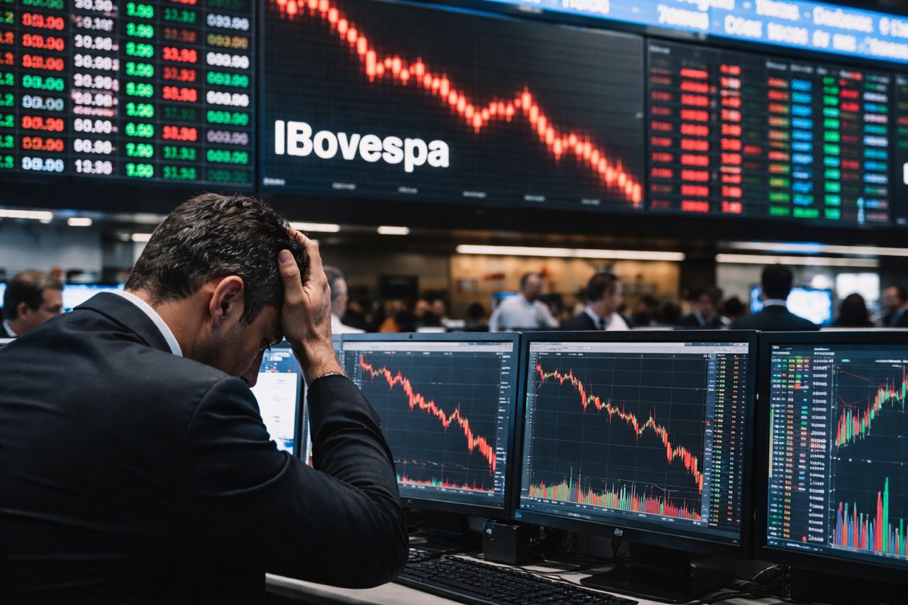 Ibovespa falls below 179,000 as hawkish signals hit sentiment.