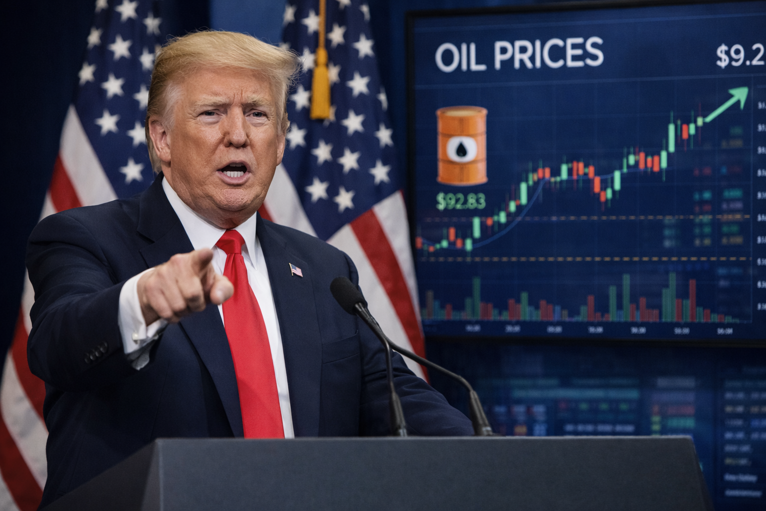 The US Supreme Court building under clear daylight, its white marble façade and towering Corinthian columns sharply lit against a blue sky, with the American flag flying above the entrance.