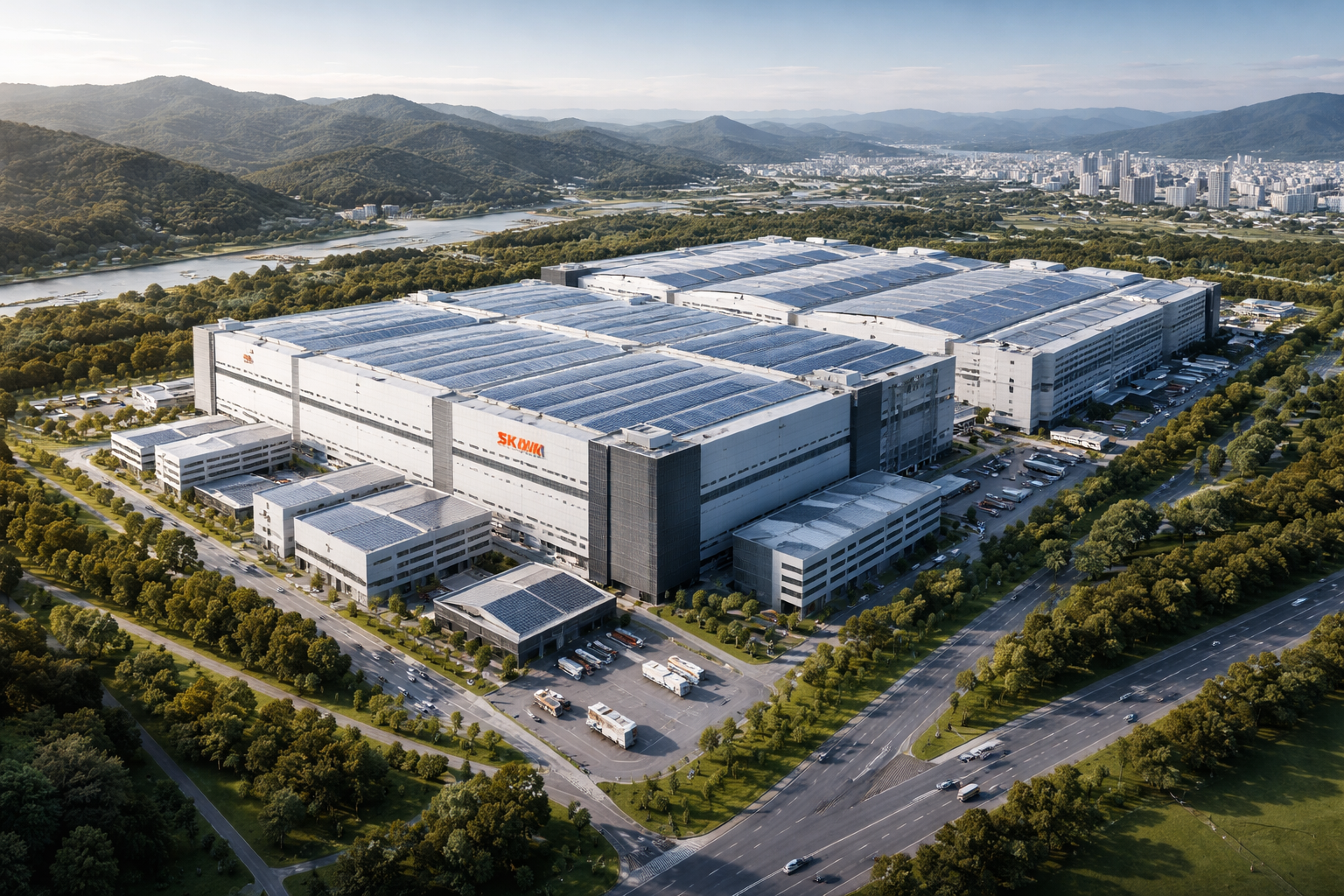 SK Hynix surged 7% as Nvidia-fueled AI demand pushed the KOSPI above 8,000, extending South Korea's chip-led rally.
