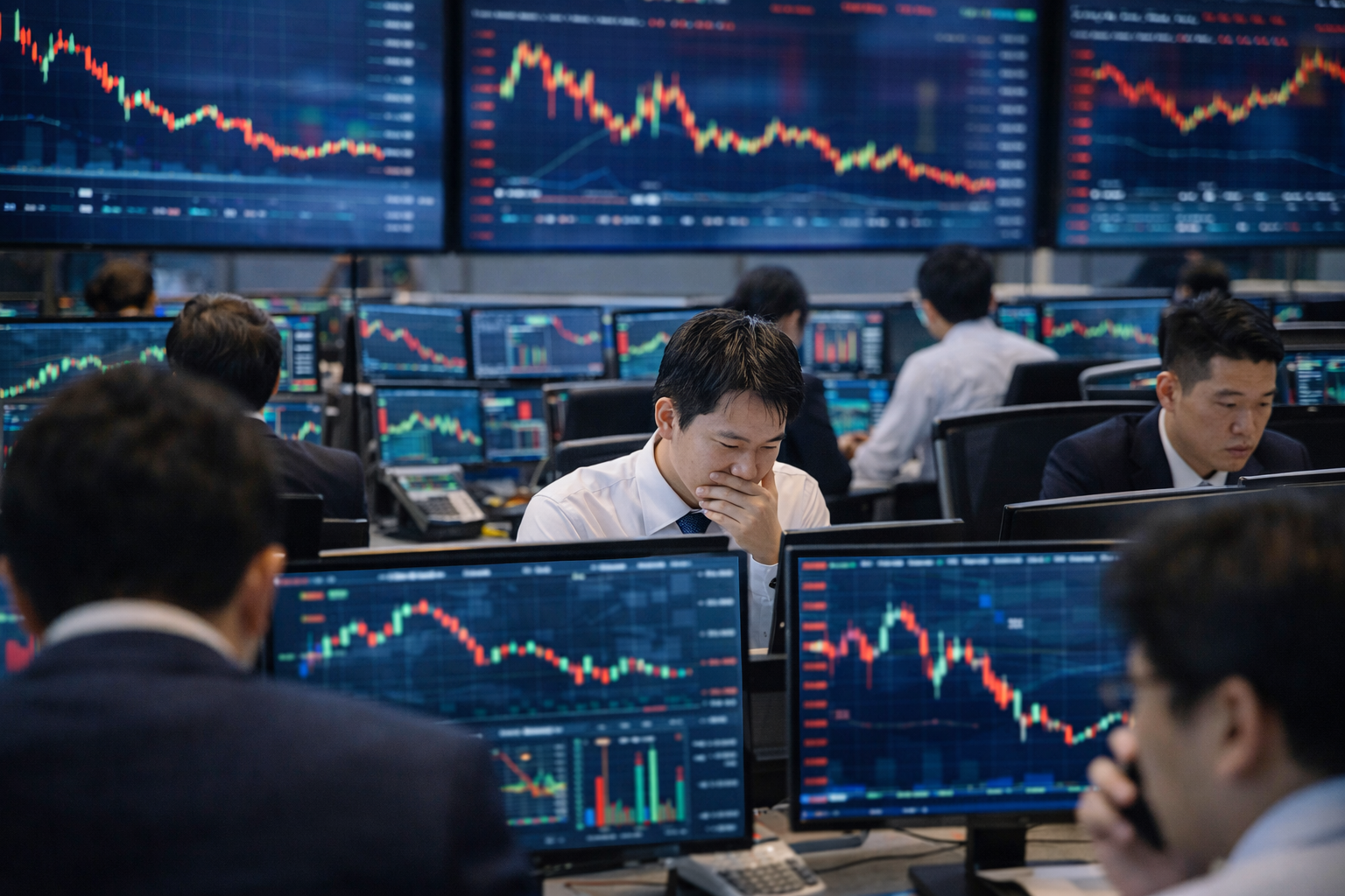 Asian stocks fell as Gulf drone strikes lifted oil and bond yields, while Nvidia and Walmart earnings loom.