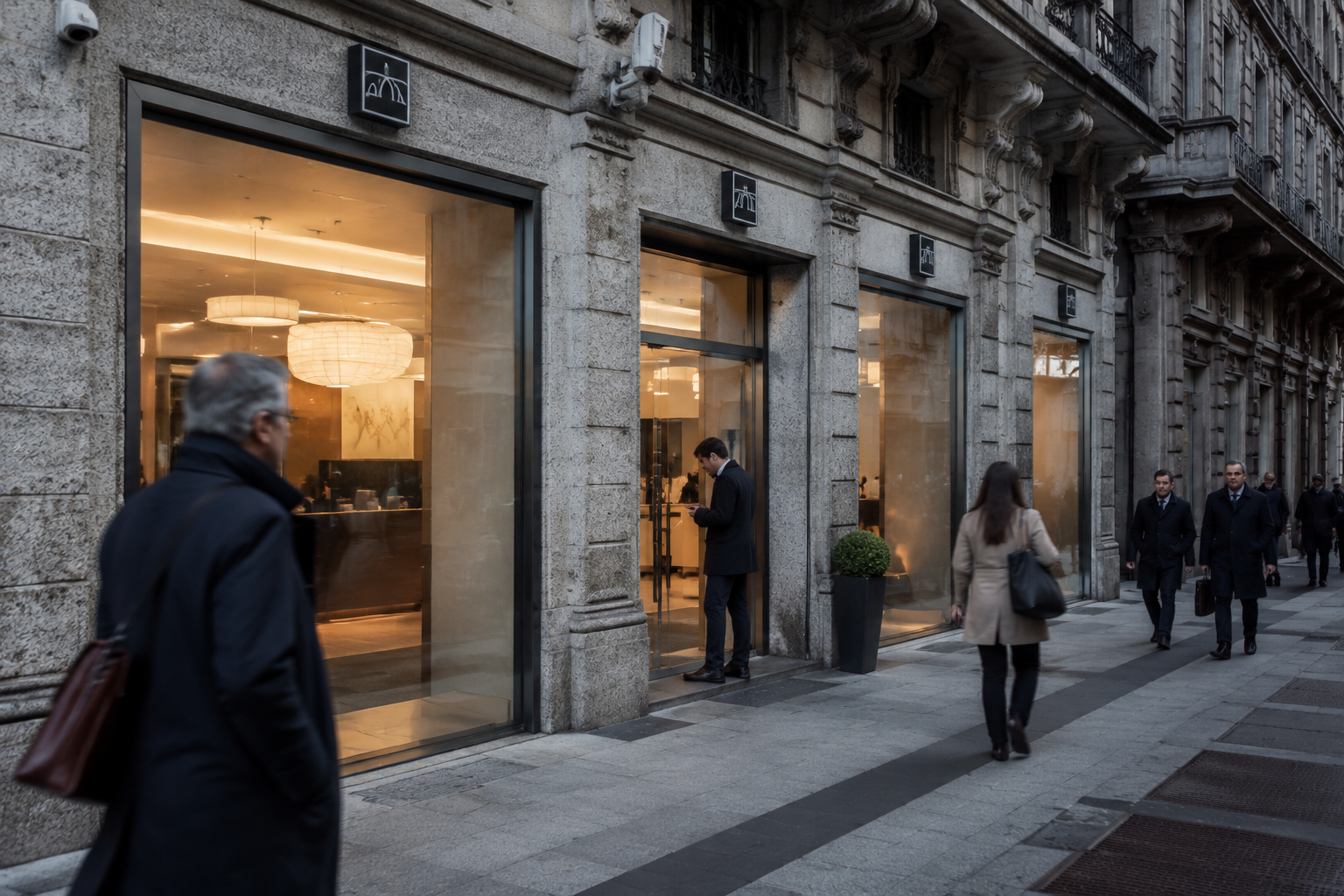 Intesa Sanpaolo beat first-quarter forecasts on Friday as fee income and trading gains lifted profit numbers.