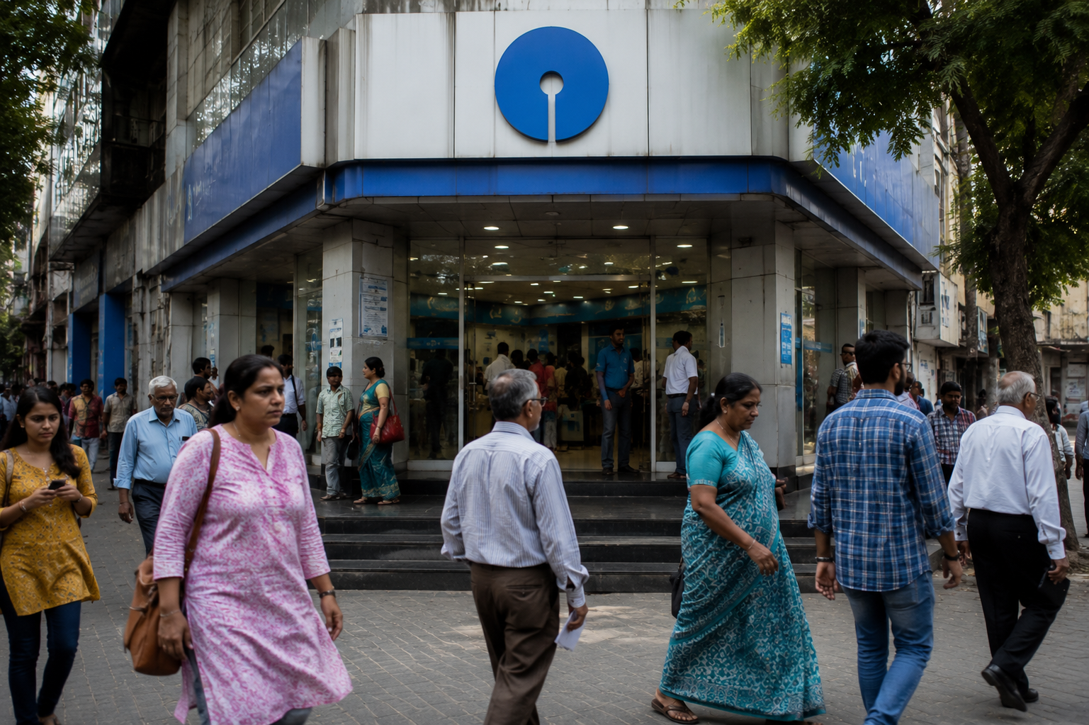 SBI shares fell after its Q4 profit missed estimates and management warned prolonged Middle East conflict could hurt loan demand.