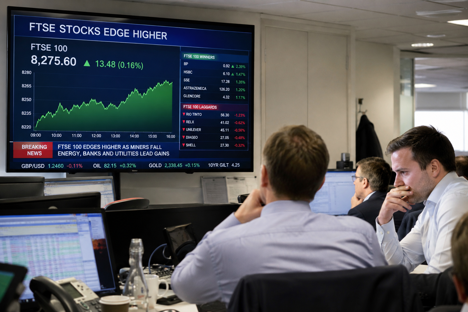 uk investors looking at FTSE stocks