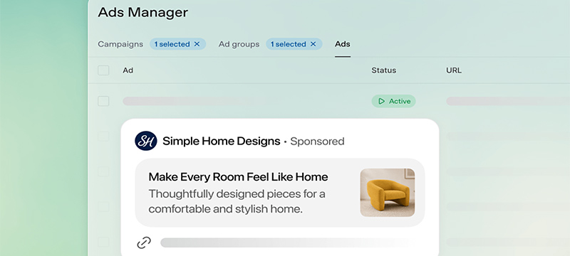 ChatGPT Ads Manager screenshot
