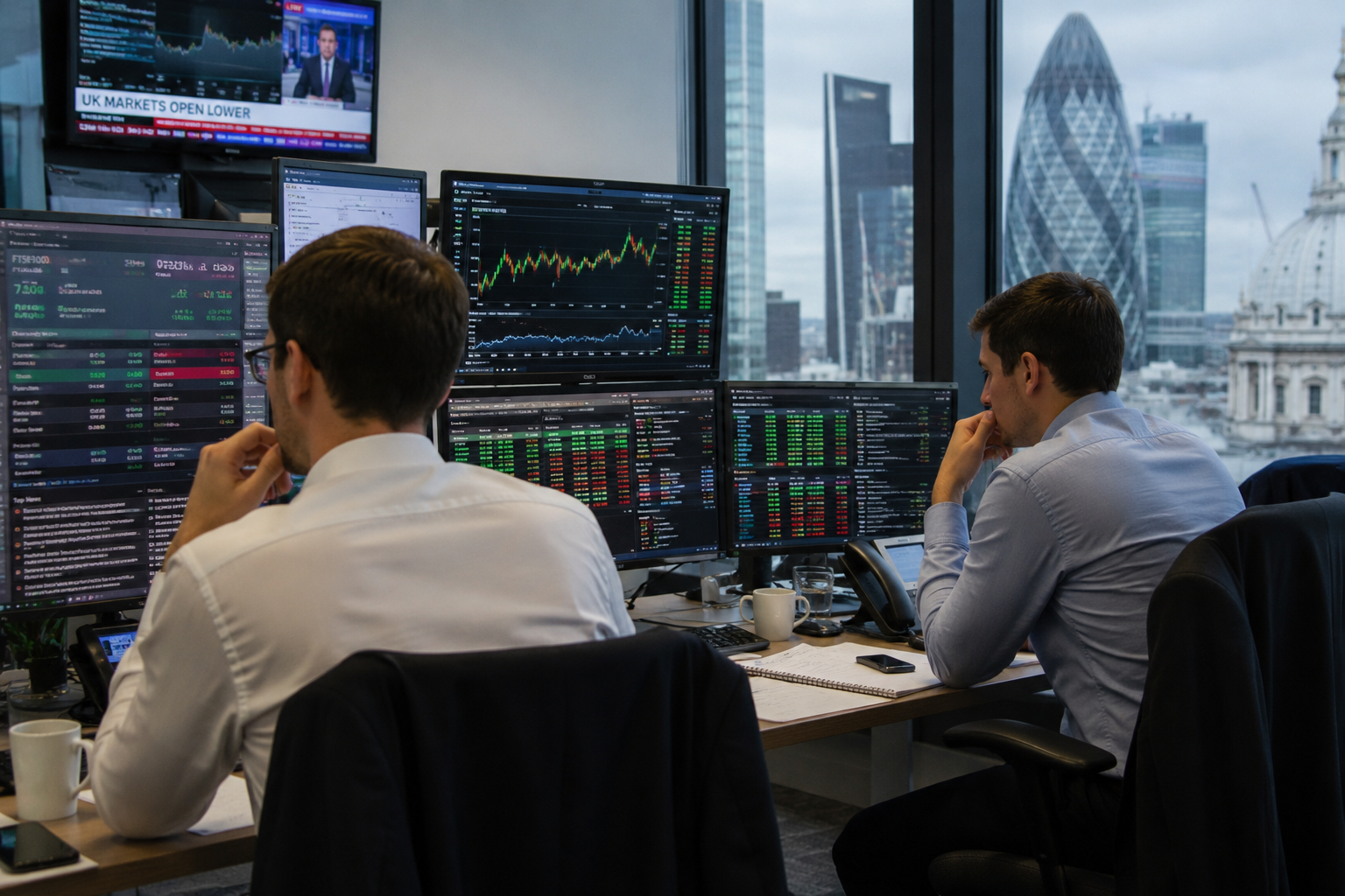 uk investors looking at stocks