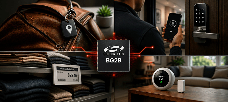 Silicon Labs Adds BG2B Bluetooth LE SoC With Focus on Lower-Power IoT Endpoints