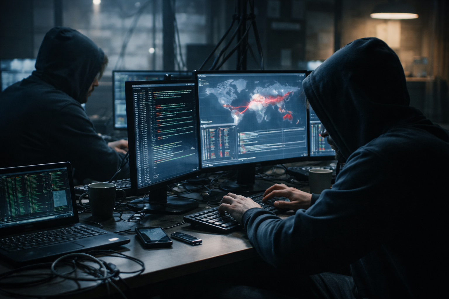 hackers trying to get information from a system