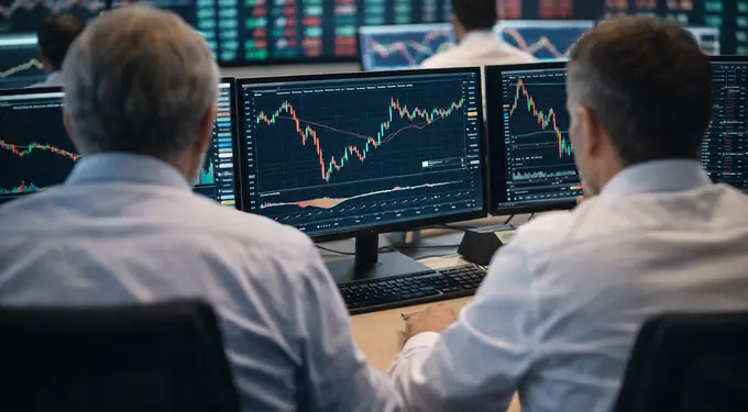 Investors looking at US stocks