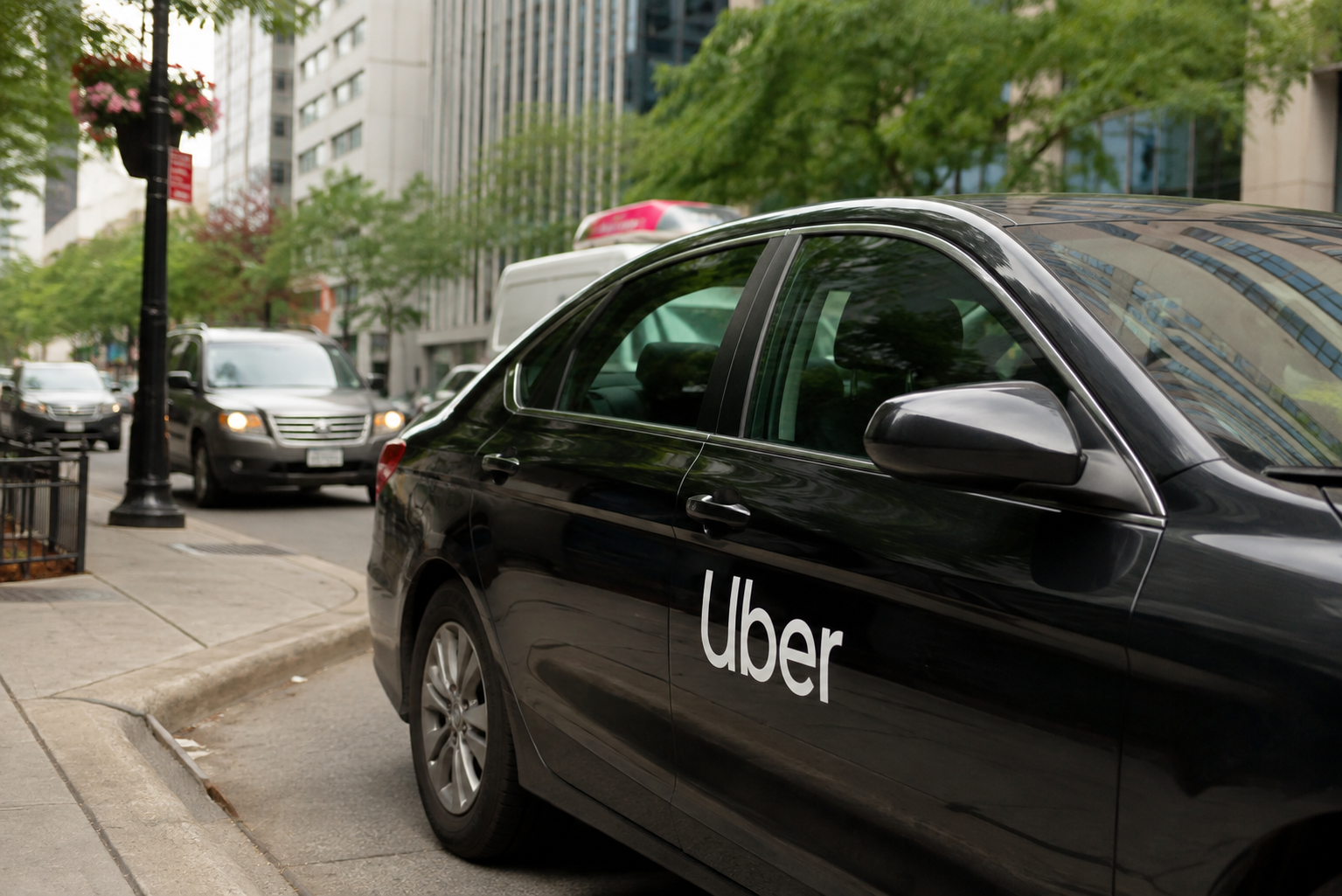 Uber car