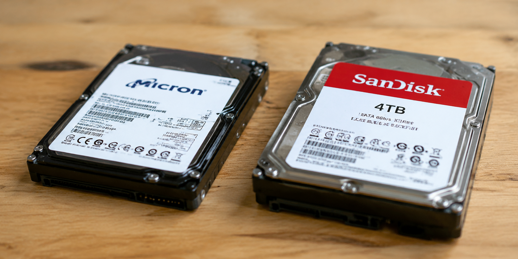 Micron and SanDisk memory chips