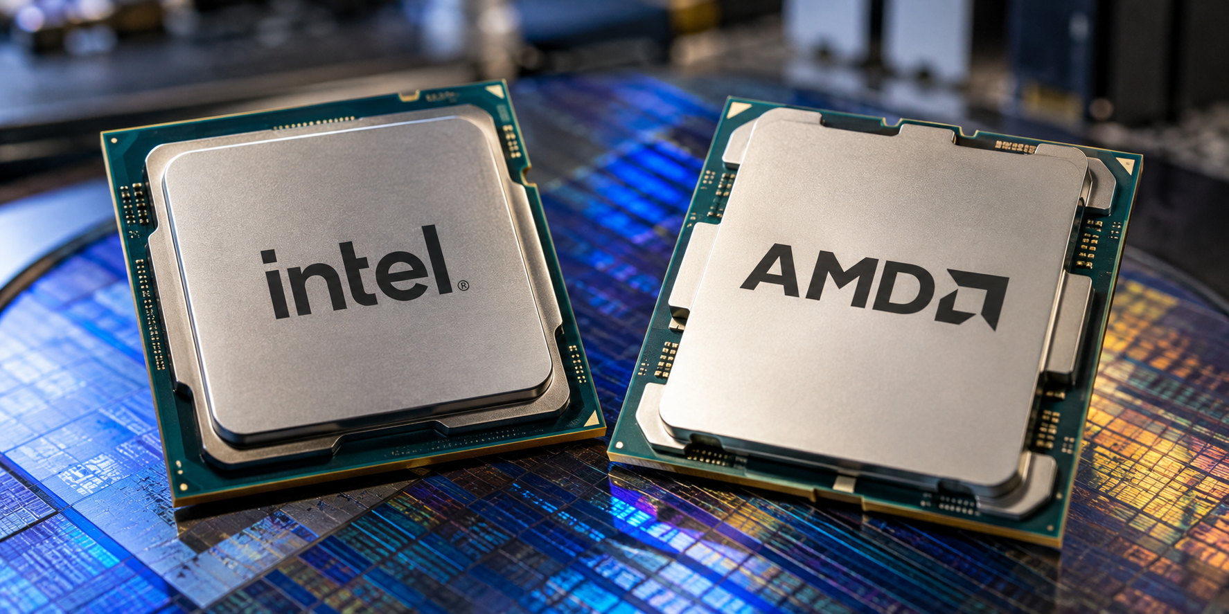 Intel and AMD chips