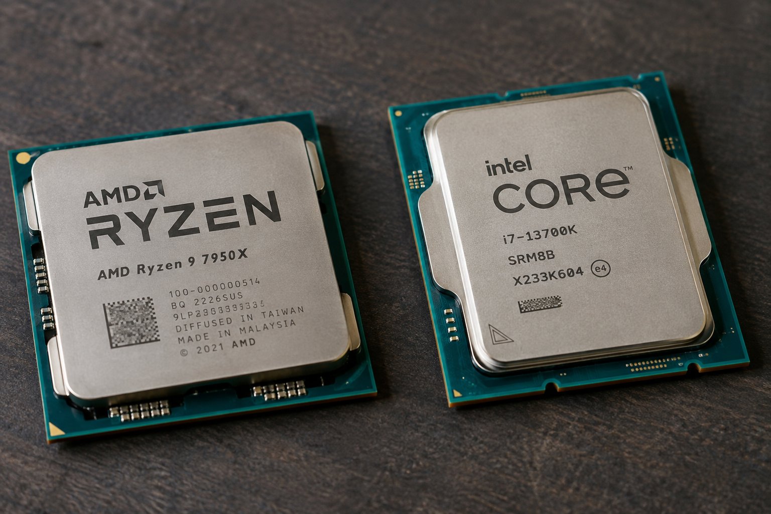 AMD and Intel chips