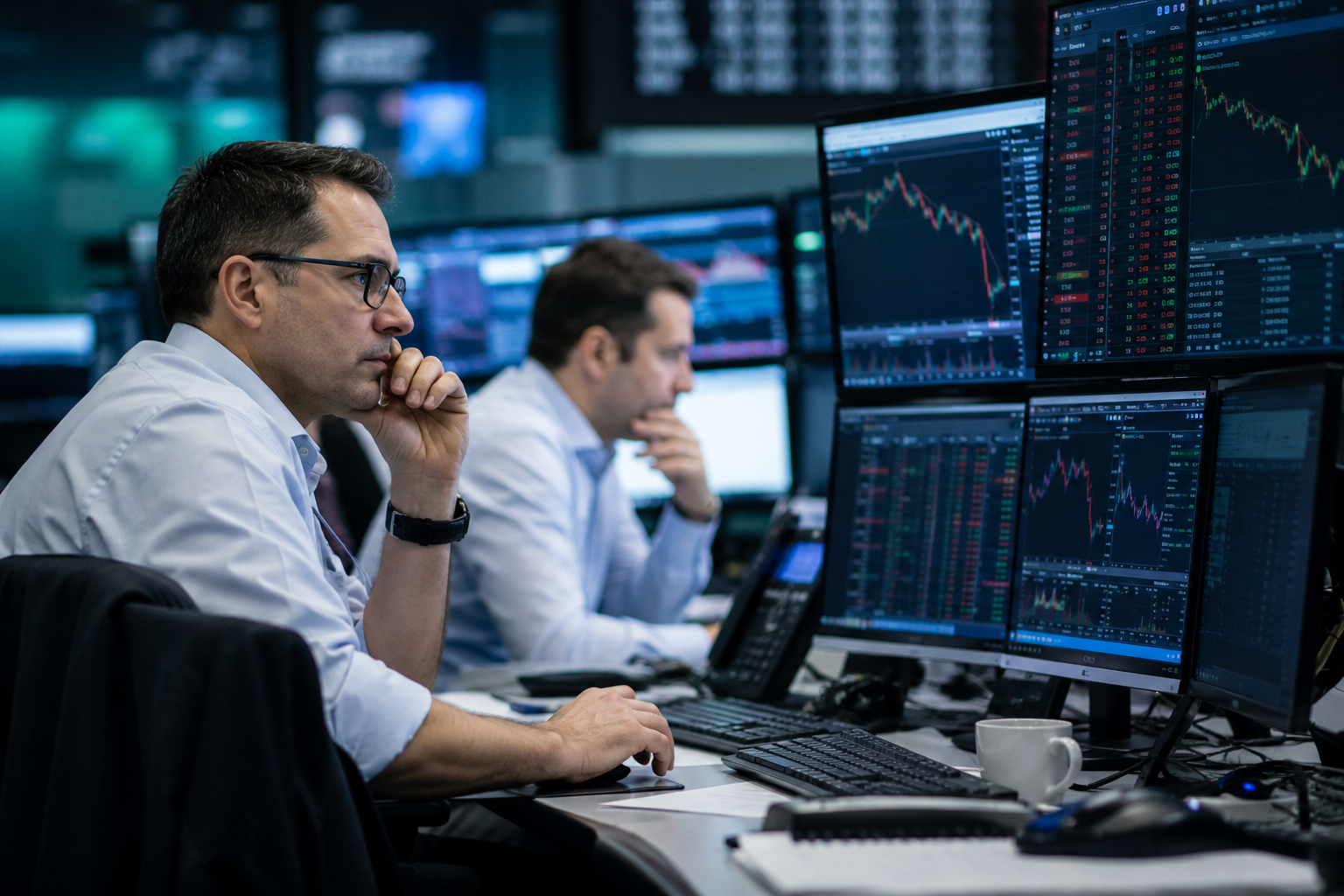 European investors cautionally looking at stock screens