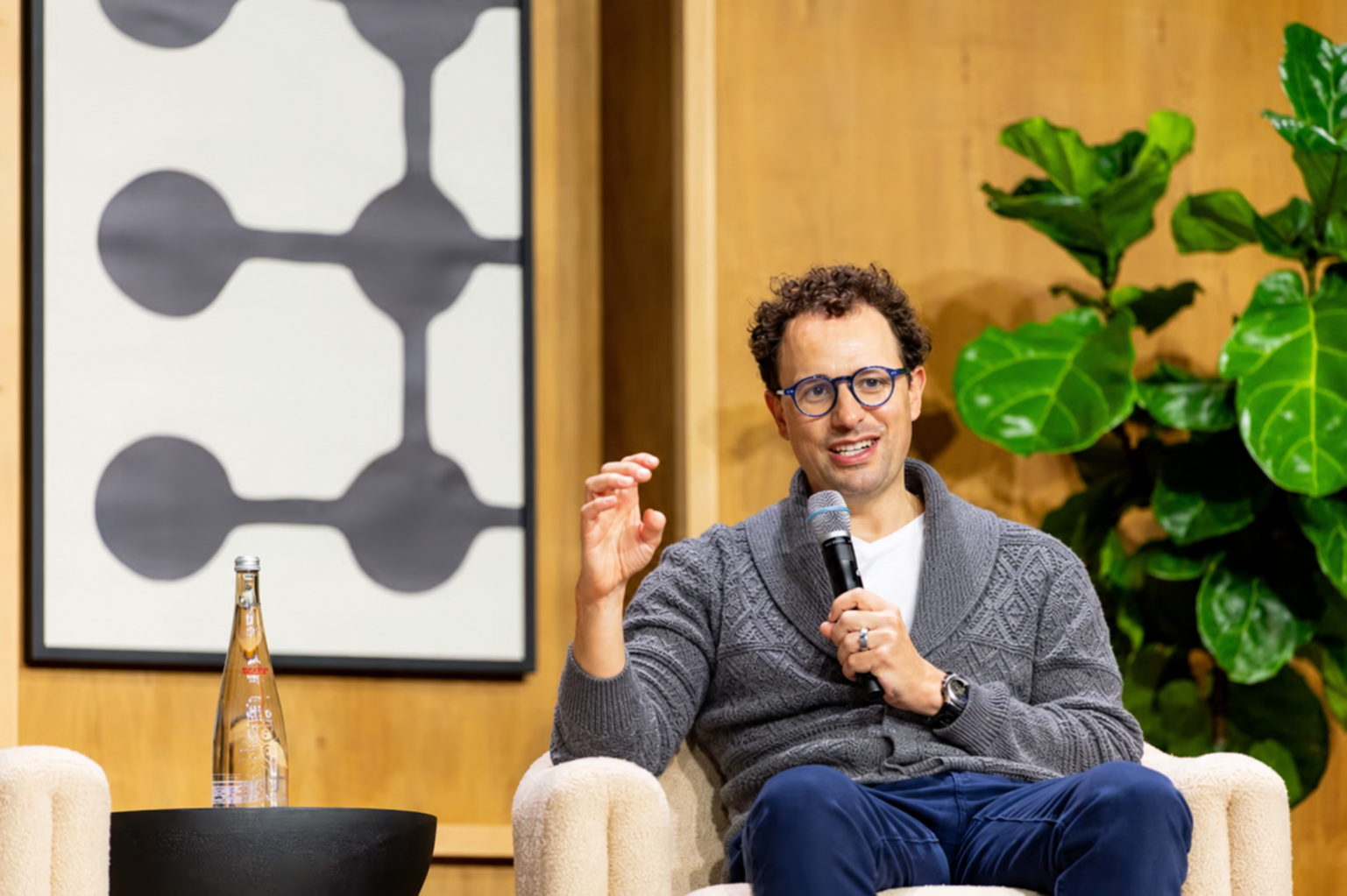 Dario Amodei of Anthropic speaking at event