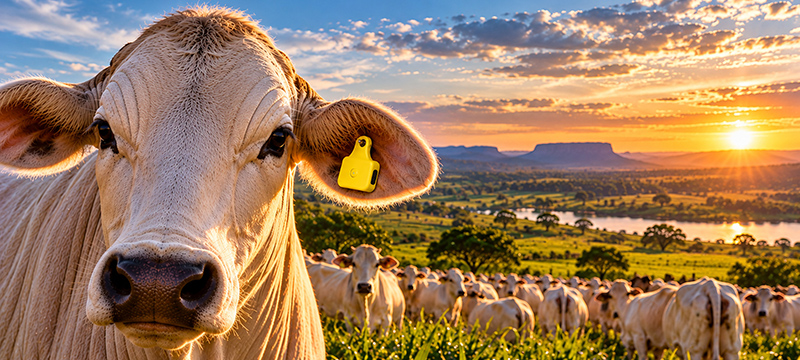 New IoT Cattle Ear Tag Combines GPS, eSIM and Livestock Monitoring