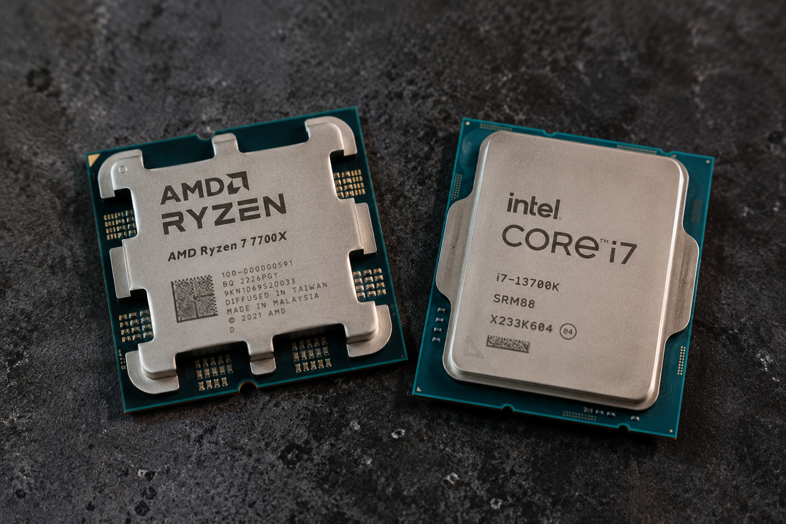 Intel AMD chips