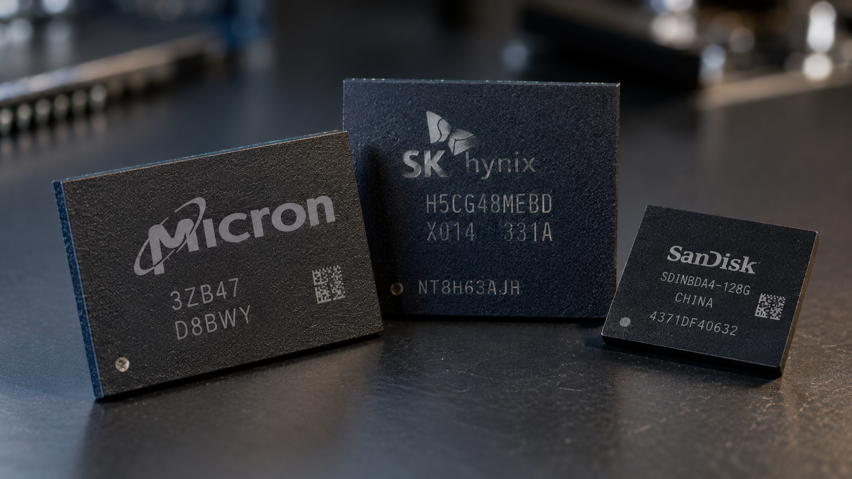 Micron, SK Hynix, SanDisk memory chips