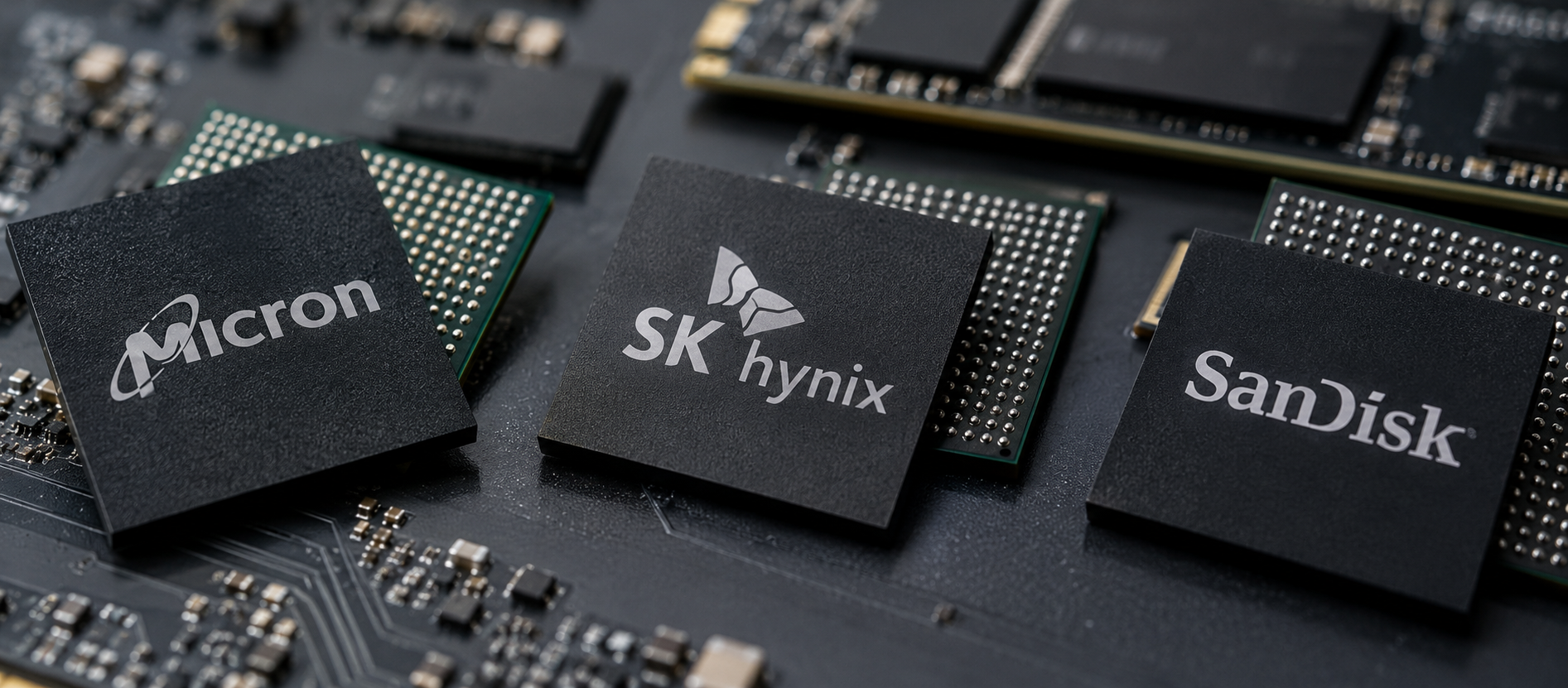 Micron, SK Hynix, SanDisk memory chips